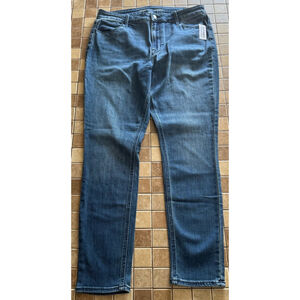Women's Old Navy Jeans Size 14 Blue Denim Super Skinny High-Rise